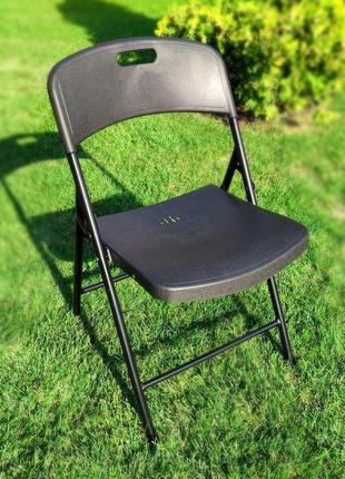 Складний стілець 46*52*79см чорний