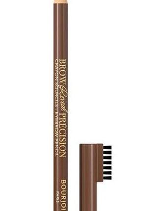 Олівець для брів bourjois brow reveal precision eyebrow pencil зі щіточкою 003 medium brown, 1.4 г