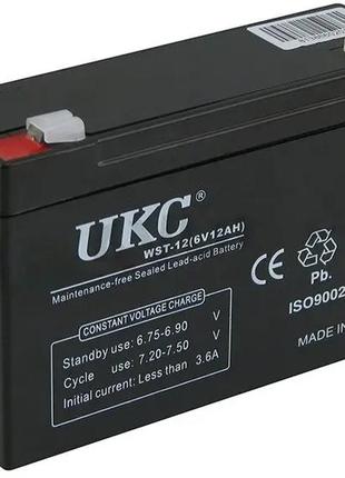 Акумулятор батарея ukc 6v 12a