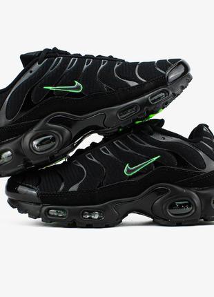 Мужские кроссовки nike air max plus tn black volt 41-43