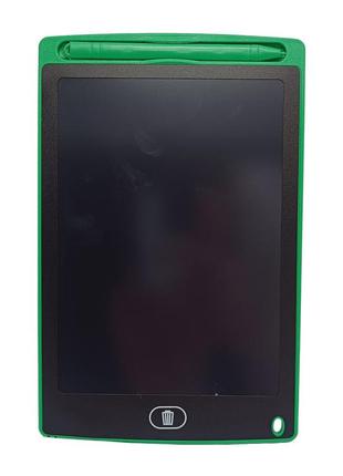 Дитячий ігровий планшет для малювання lcd екран "unicorn" zb-99 (green)