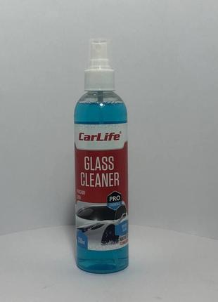 Очищувач для скла спрей glass cleaner 250мол carlife