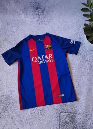 Дитяча ігрова футболка nike 2016 barcelona fc soccer jersey blue 777029-481 la liga youth