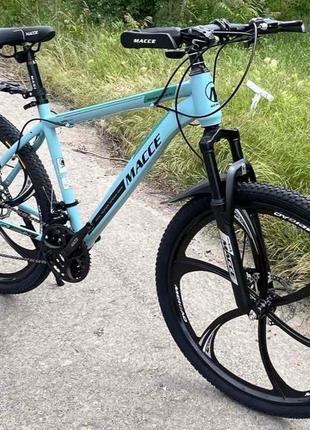 Велосипед горный на литых дисках macce 26" дюймовых колесах передач 21 mtb