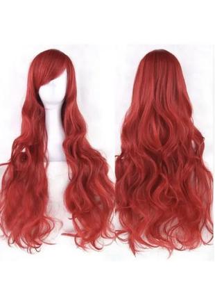 Красные волосы парика