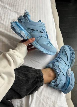 Жіночі кросівки в стилі 
'balenciaga" track blue