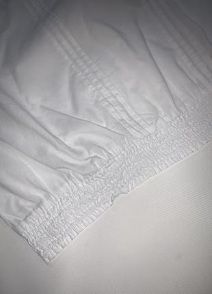 Біла бавовняна блузка5 фото