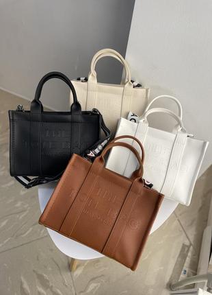 Шоппер, тоут бед, сумка женская черная