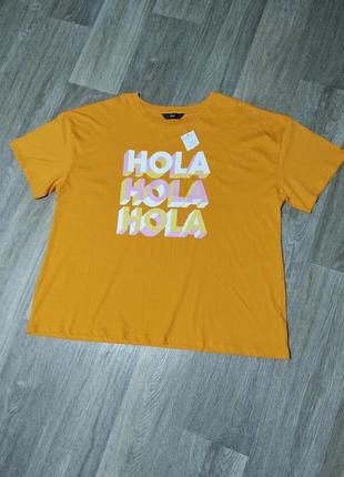 Мужская футболка / f&f / поло / оранжевая футболка / мужская одежда / чоловічий одяг / чоловіча футболка /