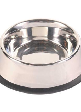 Посуд для собак trixie миска металевий 450 мл/19 см (4011905248516)