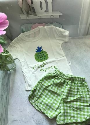Летний костюм,шорты,футболка,комплект