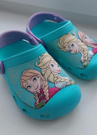 Crocs c10/c11 холодне серце frozen 27-28 розмір крокси2 фото