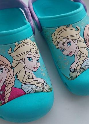 Crocs c10/c11 холодне серце frozen 27-28 розмір крокси4 фото