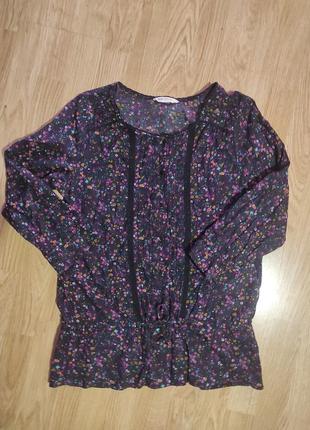 Легкая блуза в цветочек h&amp;m