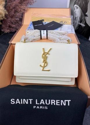 Сумка yves saint laurent milk gold