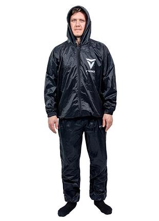 Костюм для схуднення з капюшоном v`noks scath grey s/m