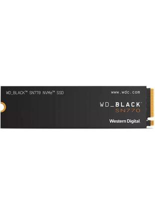 Накопичувач ssd 1tb wd black sn770 m.2 2280 pcie 4.0 x4 3d tlc (wds100t3x0e)
