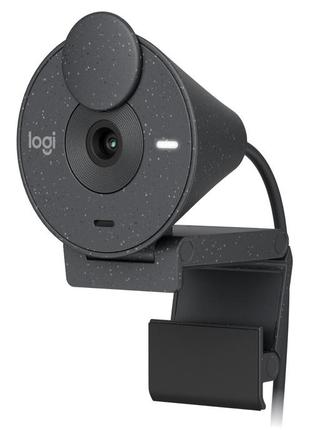 Веб-камера logitech brio 305 fhd for business graphite (960-001469)