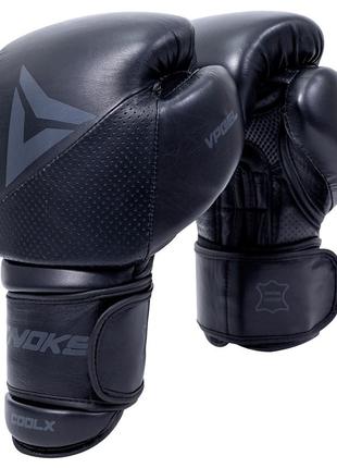 Перчатки для бокса тренировочные v`noks boxing machine 16 унций профессиональные кожаные для единоборств