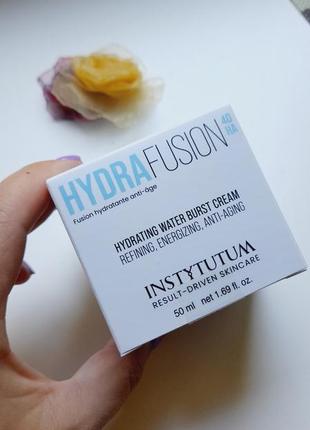 Зволожуючий гель-крем instytutum hydrafusion 4d hydrating water burst cream