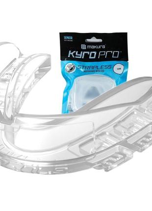 Капа боксерська однощелепна доросла спортивна makura kyro pro strapless боксу контактних видів спорту