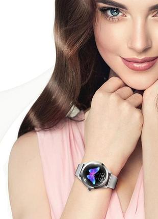 Жіночий наручний смарт-годинник — smart vip lady 5077 silver