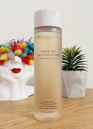 Оригинальный лосьон для лица elizabeth arden white tea skin bi-phase toning lotion