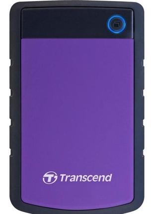 Зовнішній жорсткий диск 2.5" usb 2.0tb transcend storejet 25h3 (ts2tsj25h3p)