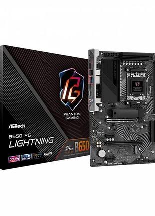 Материнська плата asrock b650 pg lightning socket am5