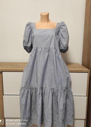 Платье прошва натуральная ткань 48-50