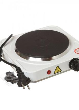 Плита електрична однокомфоркова hot plate jx-1010a 1000w електроплита