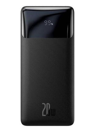 Повербанк power bank baseus bipow digital display 10000mah 20w black