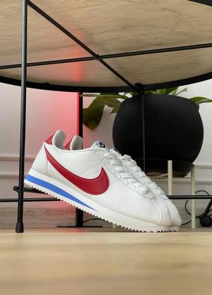 Кроссовки nike classic cortez leather forrest gamp white