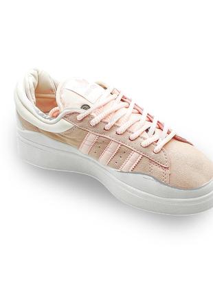 Женские кроссовки adidas campus light bad bunny pink