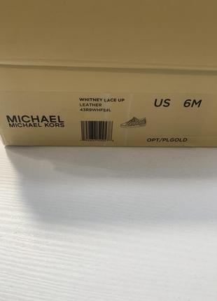 Шкіряні кеди michael kors оригінал7 фото