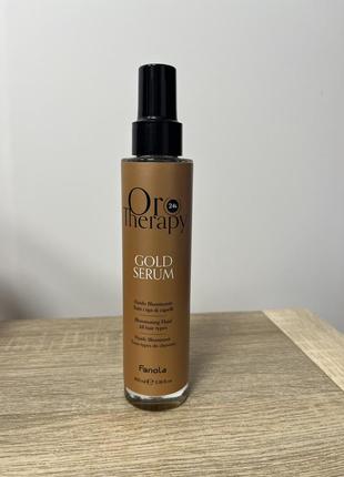 Флюид для блеска волос fanola oro therapy gold serum
