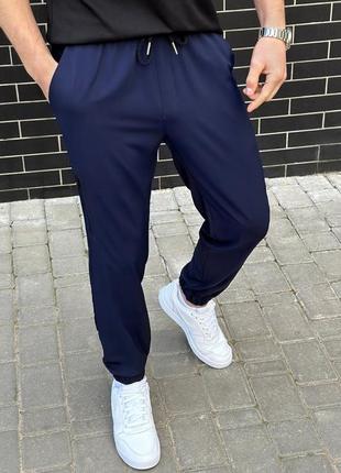 Мужские штаны джогеры софт победов s-3xl черные синие