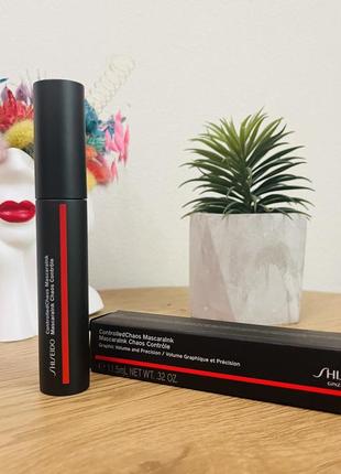 Оригинальный shiseido controlled chaos mascaraink тушь для ресниц оригинал тушь для респираторной 01 black pulse