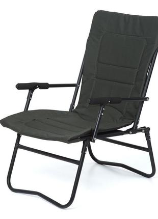 Кресло складное для рыбалки и отдыха "белый амур" d20 мм (зеленый меланж)