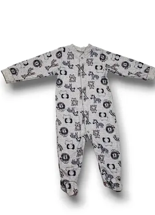 Чоловічок р.80 сірий, тварини flamingo 647-209