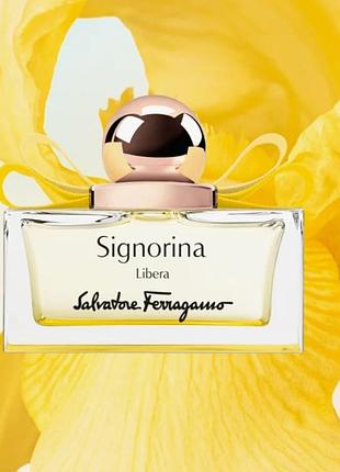 Женская парфюмированная вода пробник salvatore ferragamo signorina libera