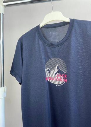 Жіноча футболка jack wolfskin оригінал спортивна футболка