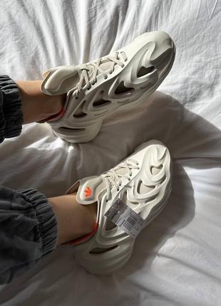 Кроссовки adidas adifom quake white orange