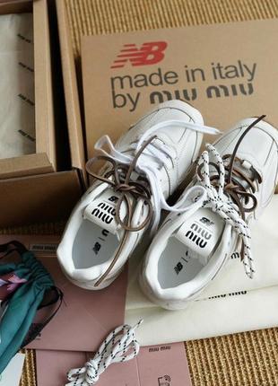 Кросівки miu miu & new balance кроссовки