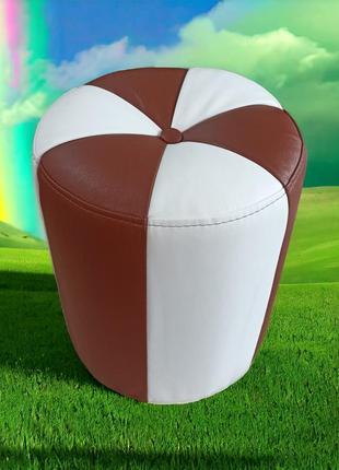 Пуф детский kids круглый 28х28х32см, пуфик пуф круглый в детскую, гостиную, прихожую,...