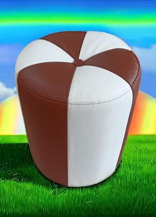 Пуф детский kids круглый 28х28х32см, пуфик пуф круглый в детскую, гостиную, прихожую,...