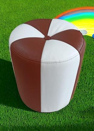 Пуф детский kids круглый 28х28х32см, пуфик пуф круглый в детскую, гостиную, прихожую,...