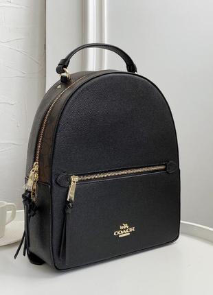 Рюкзак в стилі coach jordyn backpack black brown