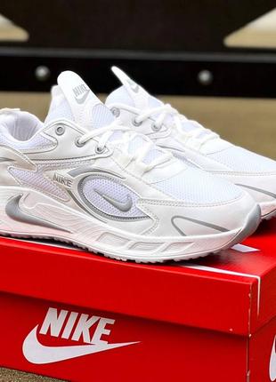 Хіт сезону!  брендові кросівки від nike в кольорі white/silver😍