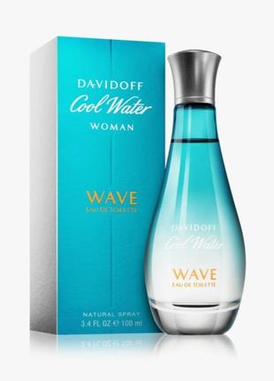 Женская туалетная вода пробник davidoff cool water wave woman